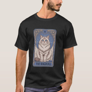 T-shirt Chat Ragdoll Carte Tarot, Chat Mystérieux