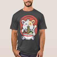 Chat Ramen Noodle Japonais Kawaii Vêtements Pour E