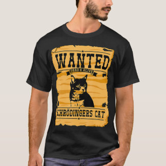 T-shirt Chat Recherché Mort Ou Alive Schroedingingers Phys