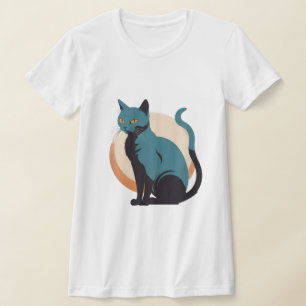 T-shirt Chat Rétro Cool