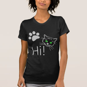 T-shirt Chat - Salut !