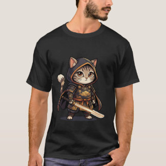 T-shirt Chat Samouraï