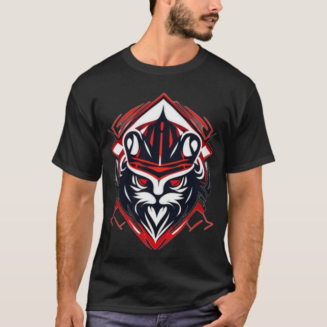 T-shirt "Chat Samurai" (Devant)