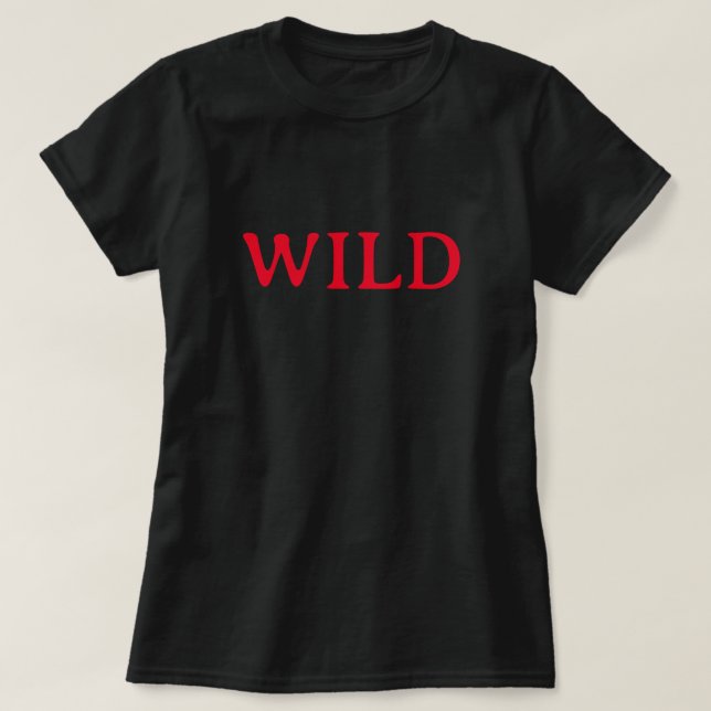 T-SHIRT CHAT SAUVAGE SANS MESURE ÉPARGNE FÉROCIEUSE NON ES (Design devant)