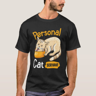 T-shirt Chat Serviteur Personnel de Chat Chuchoteurs de Ch