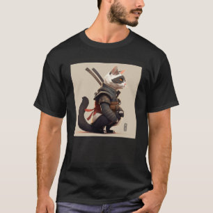 T-shirt Chat Shinobi généré par IA