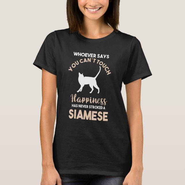 T-shirt Chat Siamese 5 (Devant)