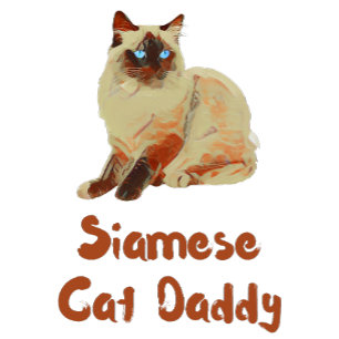 T-shirt Chat Siamese Daddy