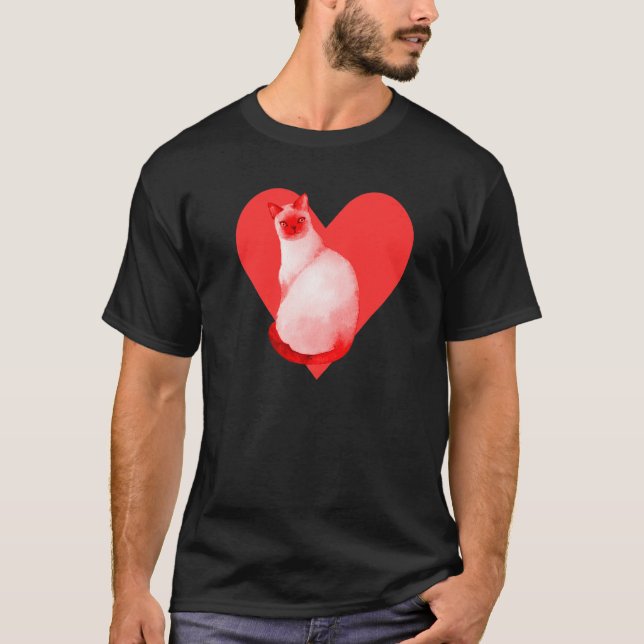 T-shirt Chat siamois (Devant)