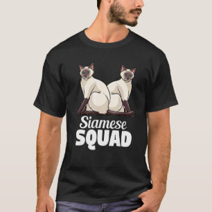 T-shirt Chat Siamois Cadeau Pour Femmes Hommes Enfants - J
