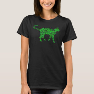 T-shirt Chat siamois Drôle Shamrock Chat siamois St Patric