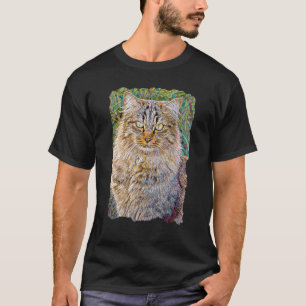 T-shirt Chat Sibérien Artwear Maman Chats Mignons et Chat 