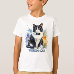 T-shirt Chat smoking élégant