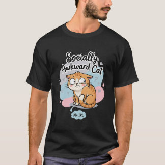 T-shirt Chat Socialement Gênant | Amateur de Chat