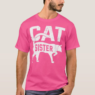 T-shirt Chat Soeur Kitten Propriétaire d'animal de compagn
