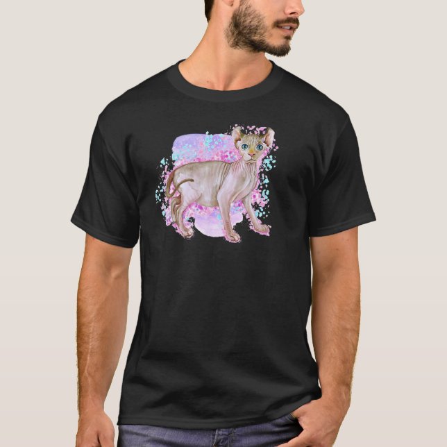 T-shirt Chat Sphinx Elfique (Devant)