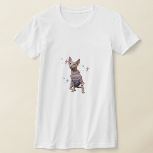 T-shirt Chat Sphynx (Poser)