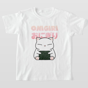 T-shirt Chat Sushi Ball de riz