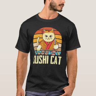 T-shirt Chat Sushi Sashimi Nigiri Maki Chats