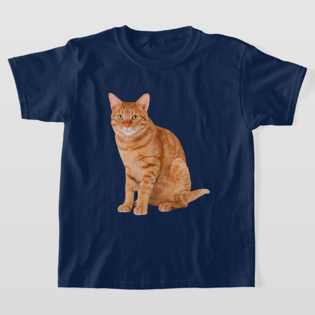 T-shirt Chat Tabby Orange (Poser)