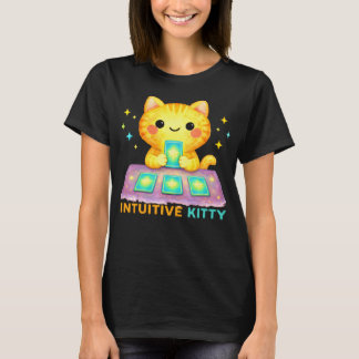 T-shirt Chat Tarot Intuitif Kitty Chaton Spirituel Mignon