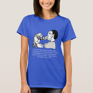T-shirt Chat Tigre et Message