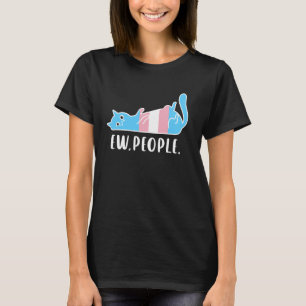 T-shirt Chat Transgenre Drôle Disant Beurk Personnes Intro