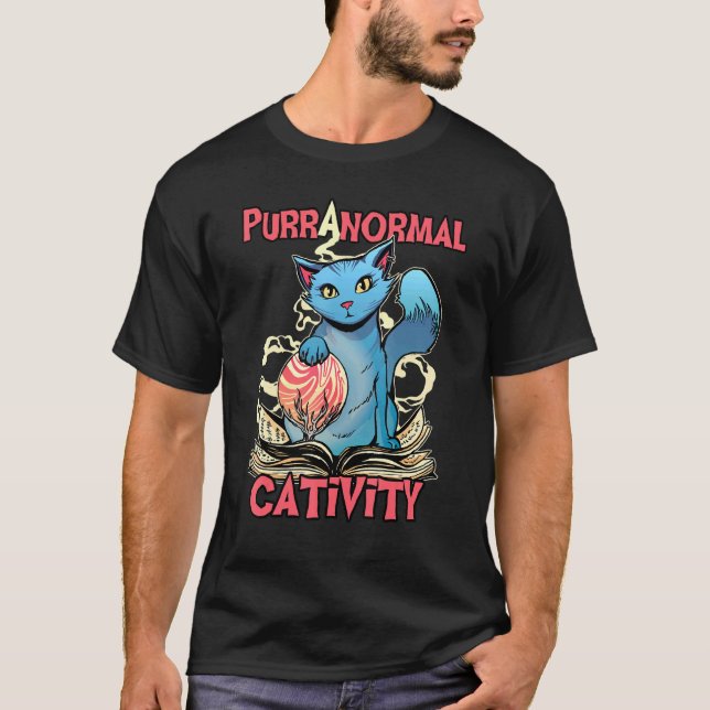 T-shirt Chat tzigane Purranormal Activité paranormal (Devant)
