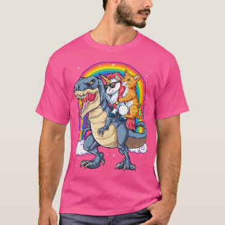 T-shirt Chat Unicorn équitation Dinosaur T Rex Kitten Spa 