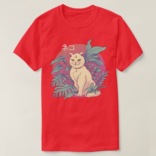 T-shirt Chat Vapor (Design devant)