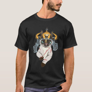 T-shirt Chat Viking Nordique Mythologie Nordique
