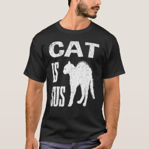 T-shirt Chat vintage Est Sus 1