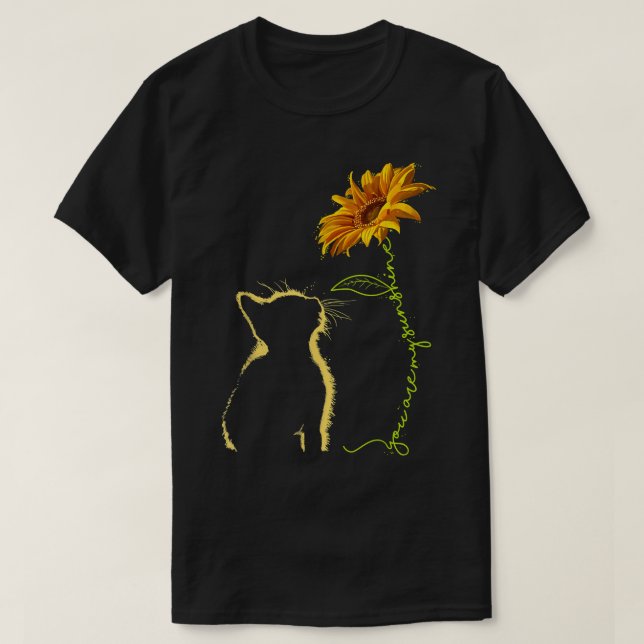 T-shirt Chat Vous Êtes Mes Chats Sunshine (Design devant)