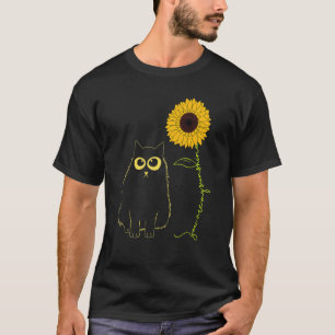 T-shirt Chat Vous Êtes Mon Seul Chat Sunshine Sunflower