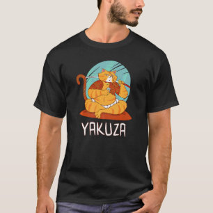 T-shirt Chat Yakuza Gokudo Mafia Japonaise Katana Japon Sa