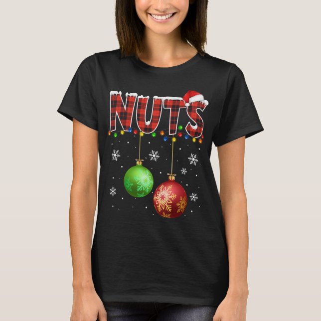 T-shirt Châtaignes Drôle Couples correspondants Lumières d (Devant)