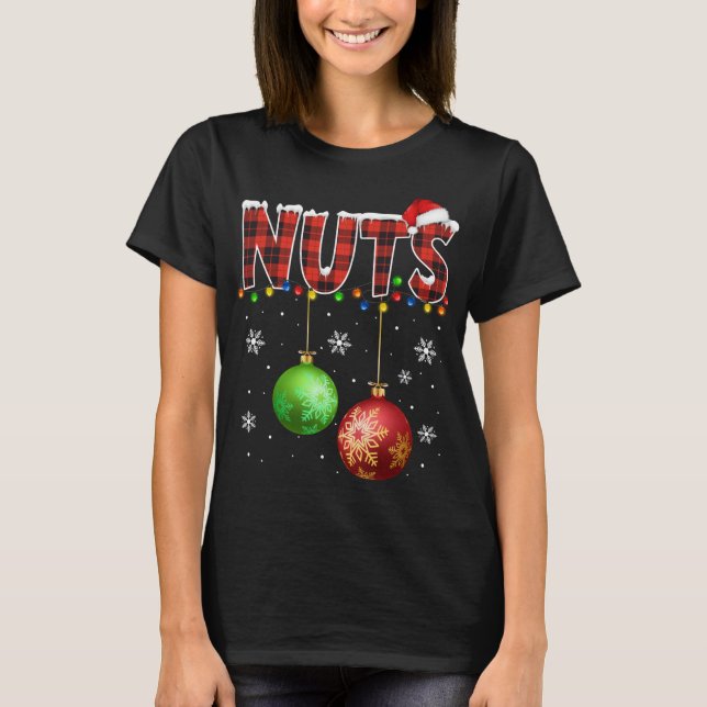 T-shirt Châtaignes Drôle Couples correspondants Lumières d (Devant)