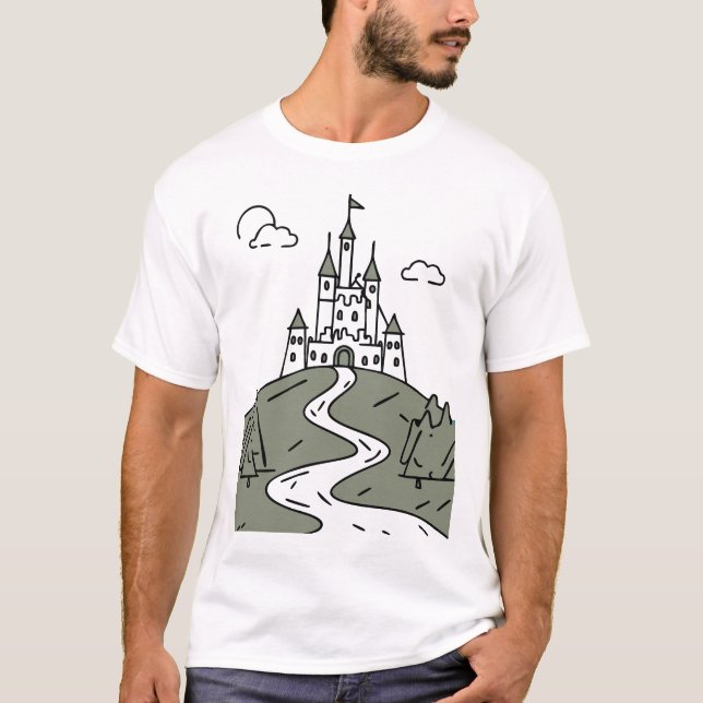 T-shirt Château (Devant)