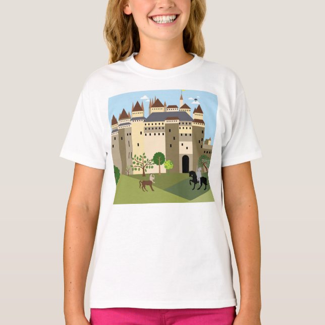 T-shirt château (Devant)
