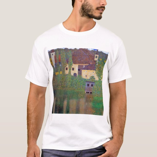 T-shirt Château aquatique, Gustav Klimt (Devant)