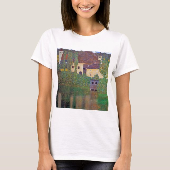 T-shirt Château aquatique, Gustav Klimt (Devant)
