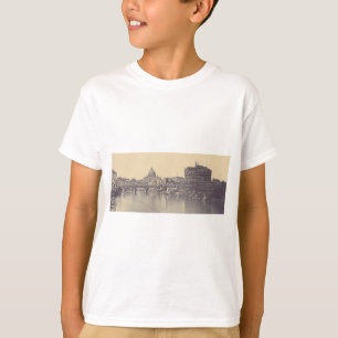 T-shirt Château d'Angel et coupole du Vatican
