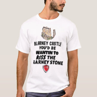 T-shirt Château De Blarney Embrasser La Pierre De Blarney