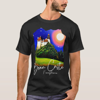 T-shirt Château de Bran Transylvanie Maison de Dracula Pei