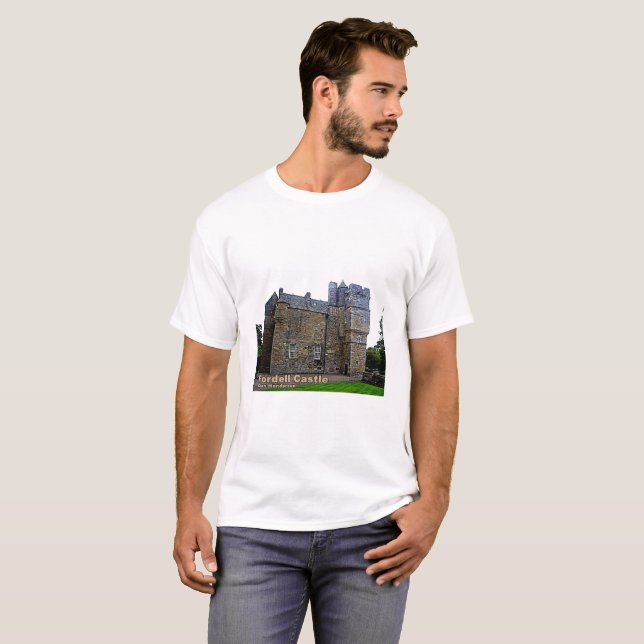T-shirt Château de Fordell en Écosse - Henderson Clan (Devant entier)