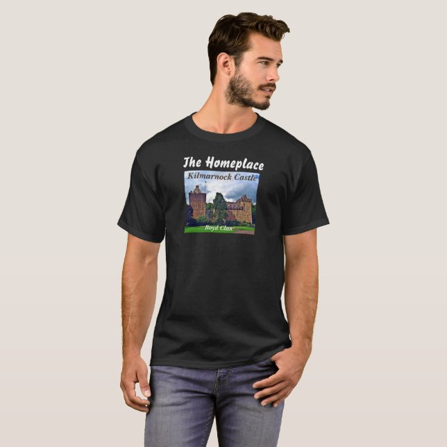 T-shirt Château de Kilmarnock - Boyd Clan (Devant entier)