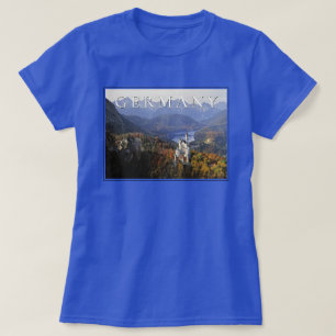 T-shirt Château de Neuschwanstein   Allemagne, Bavière