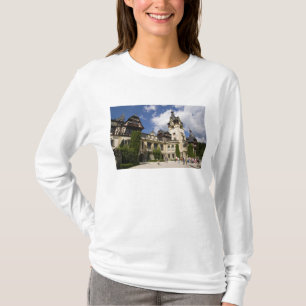 T-shirt Château de Peles du 18ème siècle, Sinaia, Roumanie