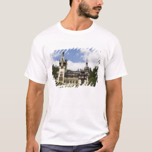 T-shirt Château de Peles du 18ème siècle, Sinaia, Roumanie