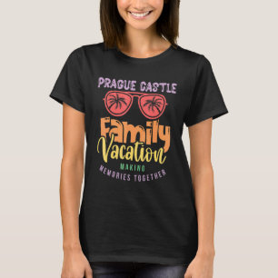 T-shirt Château de Prague République Tchèque Famille Vacan